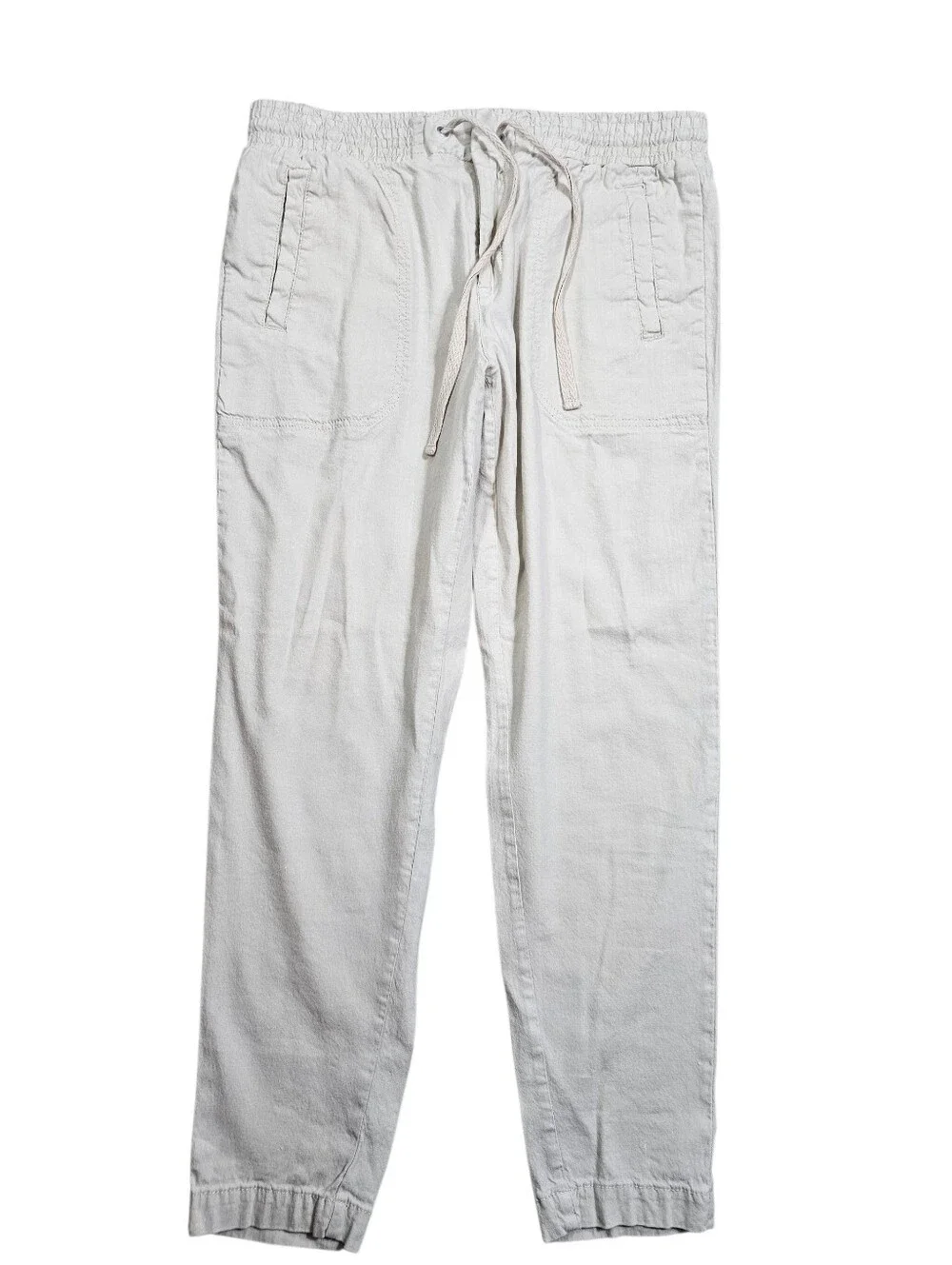 Lou & Grey Linen Blend Casual Summer Pants In M - Picture 1 of 6